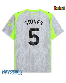 Manchester City John Stones #5 Tricou Fotbal Replică 2025-26 Barbati Treilea